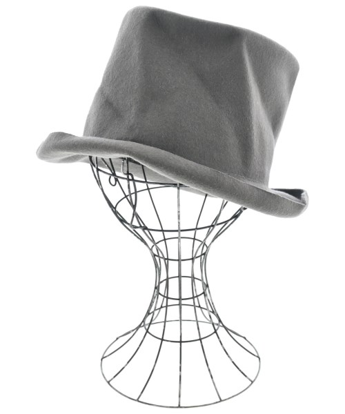 YOHJI YAMAMOTO(ヨウジヤマモト)ハット グレー サイズ:-/2200672997204