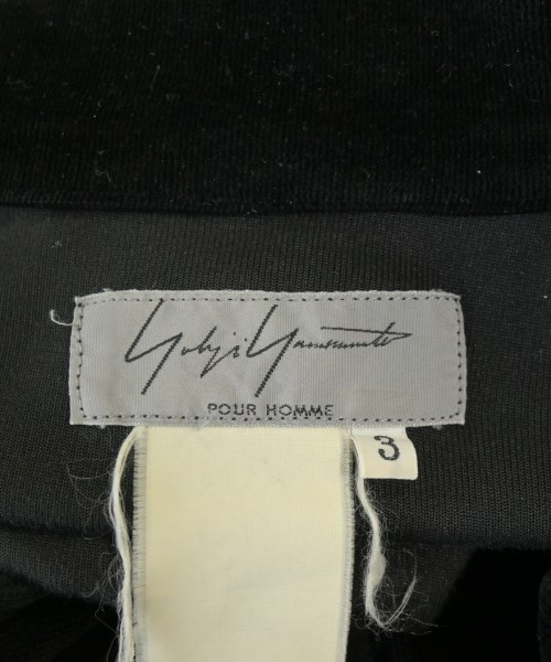 Yohji Yamamoto（ヨウジヤマモト）Tシャツ・カットソー 黒 サイズ:3(M位) メンズ/2200673799036