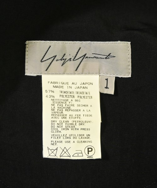 Yohji Yamamoto（ヨウジヤマモト）その他 黒 サイズ:S レディース/2200675614252