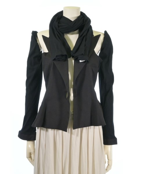 YOHJI YAMAMOTO(ヨウジヤマモト)カジュアルジャケット 黒 サイズ:1(XS位)/2200679622154
