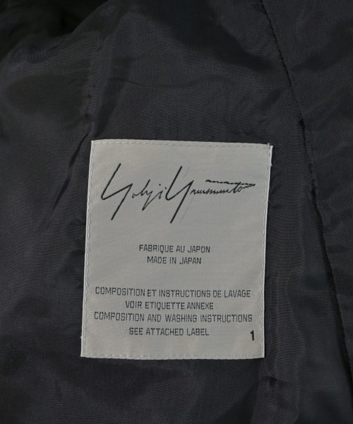 Yohji Yamamoto（ヨウジヤマモト）カジュアルジャケット 黒 サイズ:1(XS位) レディース/2200679622154