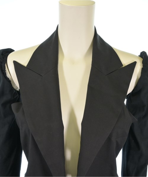 Yohji Yamamoto（ヨウジヤマモト）カジュアルジャケット 黒 サイズ:1(XS位) レディース/2200679622154
