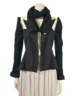 Yohji Yamamoto（ヨウジヤマモト）カジュアルジャケット 黒 サイズ:1(XS位) レディース/2200679622154