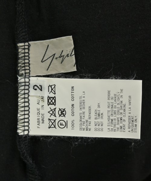 Yohji Yamamoto（ヨウジヤマモト）Tシャツ・カットソー 黒 サイズ:2(S位) レディース/2200680475206