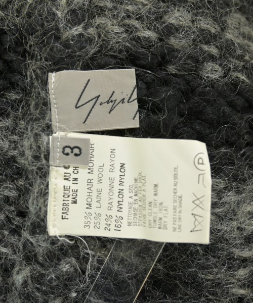 Yohji Yamamoto（ヨウジヤマモト）カーディガン 黒 サイズ:3(M位) レディース/2200674833012