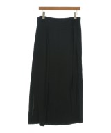 Yohji Yamamoto（ヨウジヤマモト）ロング・マキシ丈スカート 黒 サイズ:1(XS位) レディース/2200681339026