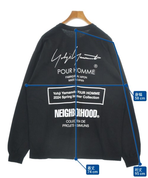 NEIGHBORHOOD（ネイバーフッド）Tシャツ・カットソー 黒 サイズ:XL メンズ/2200677679297