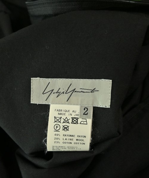 Yohji Yamamoto（ヨウジヤマモト）ロング・マキシ丈スカート 黒 サイズ:2(S位) レディース/2200689450099