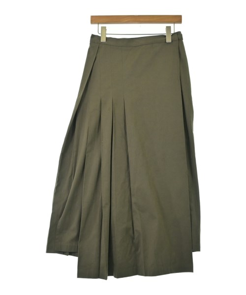 YOHJI YAMAMOTO(ヨウジヤマモト)ロング・マキシ丈スカート カーキ サイズ:2(S位)/2200694948024