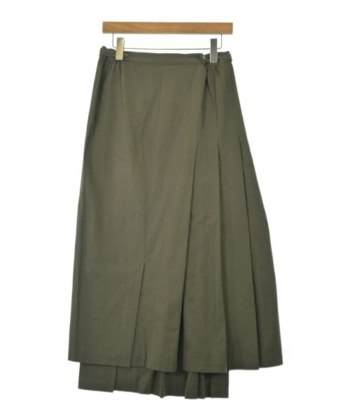 Yohji Yamamoto（ヨウジヤマモト）ロング・マキシ丈スカート カーキ サイズ:2(S位) レディース/2200694948024