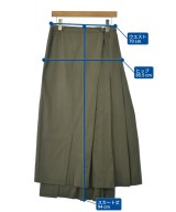 Yohji Yamamoto（ヨウジヤマモト）ロング・マキシ丈スカート カーキ サイズ:2(S位) レディース/2200694948024