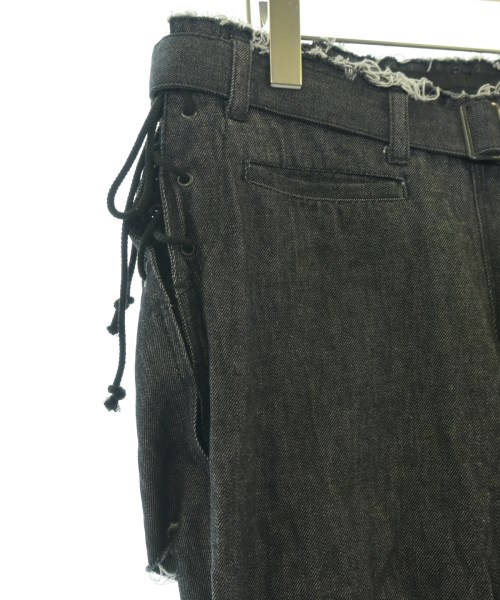 Yohji Yamamoto（ヨウジヤマモト）デニムパンツ 黒 サイズ:2(S位) レディース/2200694948055