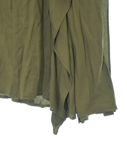 Yohji Yamamoto（ヨウジヤマモト）ロング・マキシ丈スカート カーキ サイズ:2(S位) レディース/2200694948086
