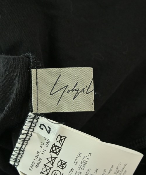 Yohji Yamamoto（ヨウジヤマモト）Tシャツ・カットソー 黒 サイズ:2(S位) レディース/2200694948116