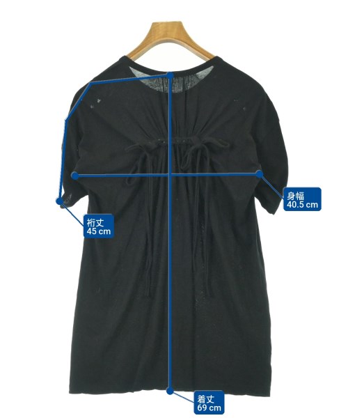 Yohji Yamamoto（ヨウジヤマモト）Tシャツ・カットソー 黒 サイズ:2(S位) レディース/2200694948123