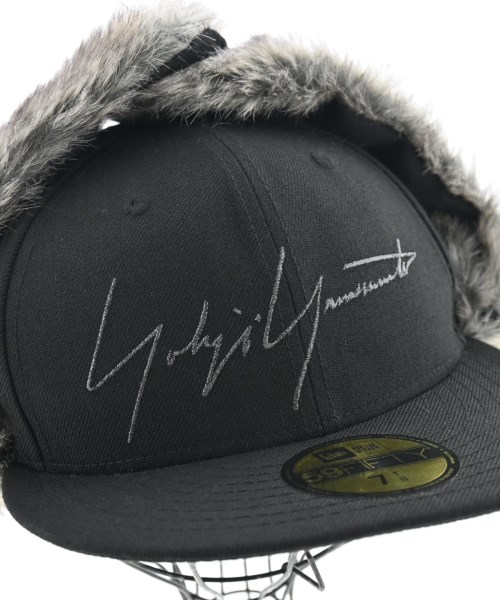 Yohji Yamamoto（ヨウジヤマモト）キャップ 黒 サイズ:56.8cm メンズ/2200696451133
