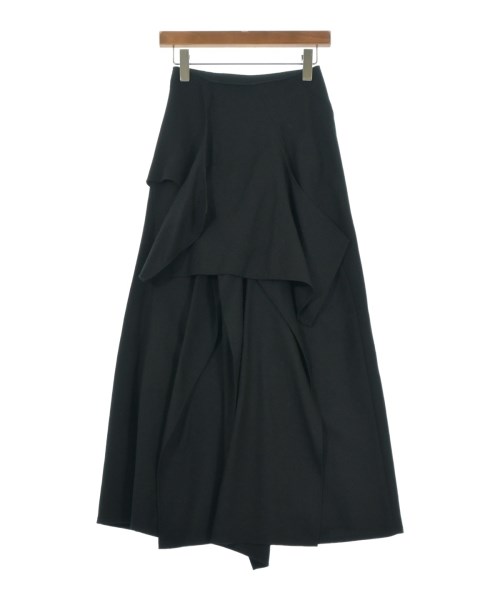 Yohji Yamamoto（ヨウジヤマモト）ロング・マキシ丈スカート 黒 サイズ:1(XS位) レディース/2200697581020