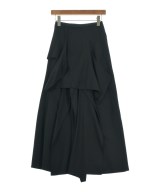 Yohji Yamamoto（ヨウジヤマモト）ロング・マキシ丈スカート 黒 サイズ:1(XS位) レディース/2200697581020