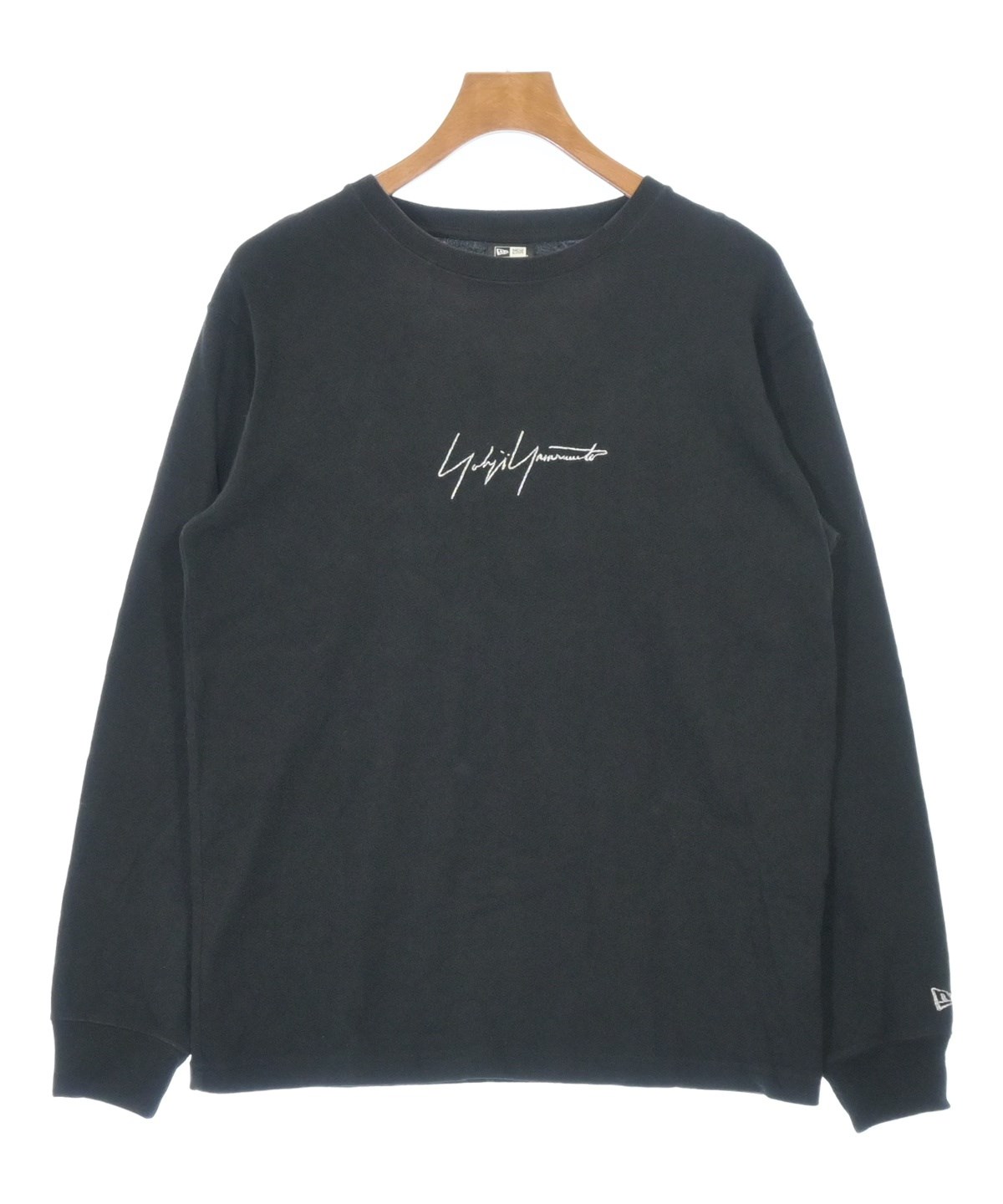 ヨージヤマモト サンプル 長袖トップス 黒 Yohji Yamamoto（ヨウジヤマモト）Tシャツ・カットソー 黒 サイズ:L