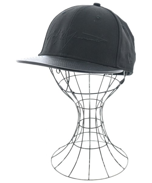 YOHJI YAMAMOTO(ヨウジヤマモト)キャップ 黒 サイズ:57.7cm/2200697801098