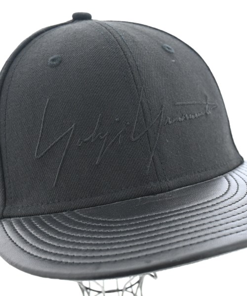 Yohji Yamamoto（ヨウジヤマモト）キャップ 黒 サイズ:57.7cm メンズ/2200697801098