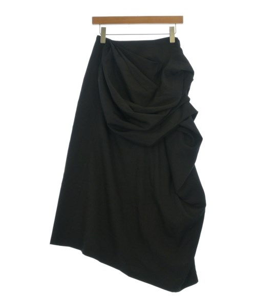 Yohji Yamamoto（ヨウジヤマモト）ロング・マキシ丈スカート 黒 サイズ:1(XS位) レディース/2200683593037