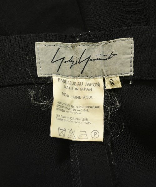 Yohji Yamamoto（ヨウジヤマモト）スラックス 黒 サイズ:S レディース/2200696290435