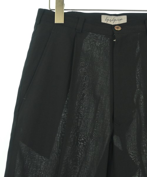 Yohji Yamamoto（ヨウジヤマモト）スラックス 黒 サイズ:S レディース/2200696290435