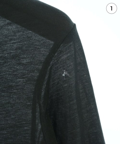 Yohji Yamamoto（ヨウジヤマモト）Tシャツ・カットソー 黒 サイズ:M レディース/2200696290633