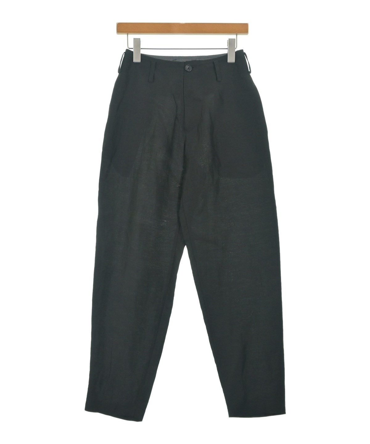 Yohji Yamamoto（ヨウジヤマモト）スラックス 黒 サイズ:1(XS位