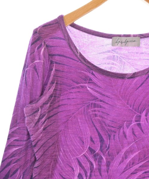 Yohji Yamamoto（ヨウジヤマモト）Tシャツ・カットソー 紫 サイズ:2(S位) レディース/2200698838031