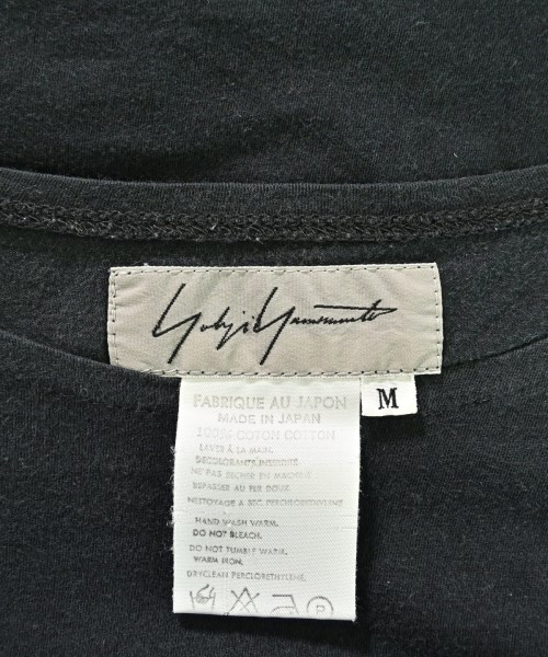 Yohji Yamamoto（ヨウジヤマモト）Tシャツ・カットソー 黒 サイズ:M レディース/2200694592449
