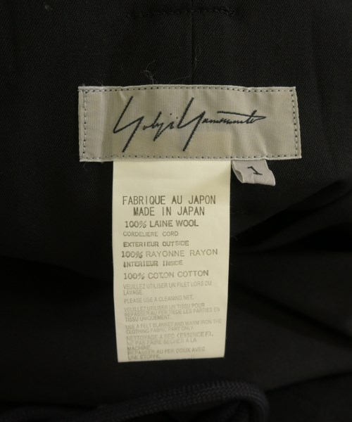 Yohji Yamamoto（ヨウジヤマモト）ワンピース 黒 サイズ:1(XS位) レディース/2200701331054