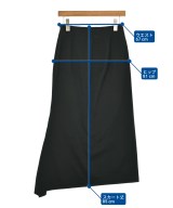 Yohji Yamamoto（ヨウジヤマモト）ロング・マキシ丈スカート 黒 サイズ:1(XS位) レディース/2200701331061