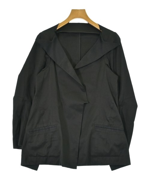 YOHJI YAMAMOTO(ヨウジヤマモト)ノーカラージャケット 黒 サイズ:1(XS位)/2200701331184