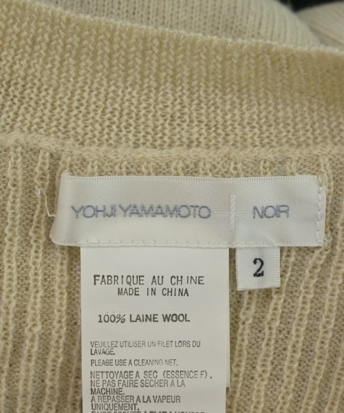 Yohji Yamamoto +NOIR（ヨウジヤマモトプリュスノアール）ニット・セーター ベージュ サイズ:2(S位) レディース/2200701962036