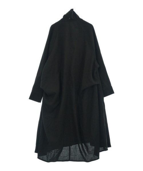 Yohji Yamamoto（ヨウジヤマモト）シャツワンピース 黒 サイズ:1(XS位) レディース/2200654715062