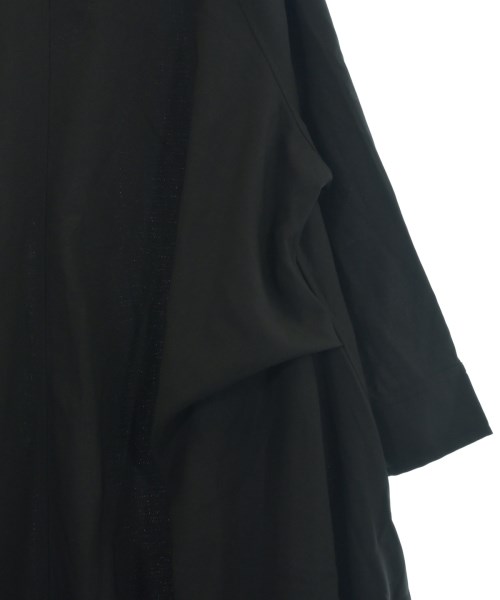Yohji Yamamoto（ヨウジヤマモト）シャツワンピース 黒 サイズ:1(XS位) レディース/2200654715062