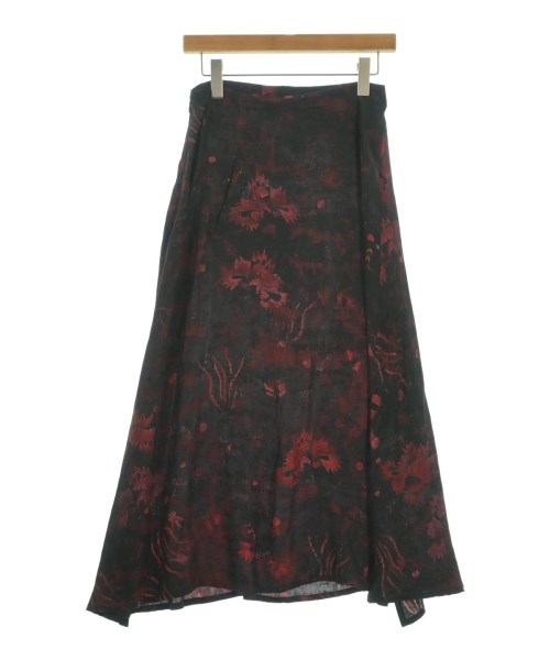 YOHJI YAMAMOTO(ヨウジヤマモト)ロング・マキシ丈スカート 黒 サイズ:1(XS位)/2200650020047