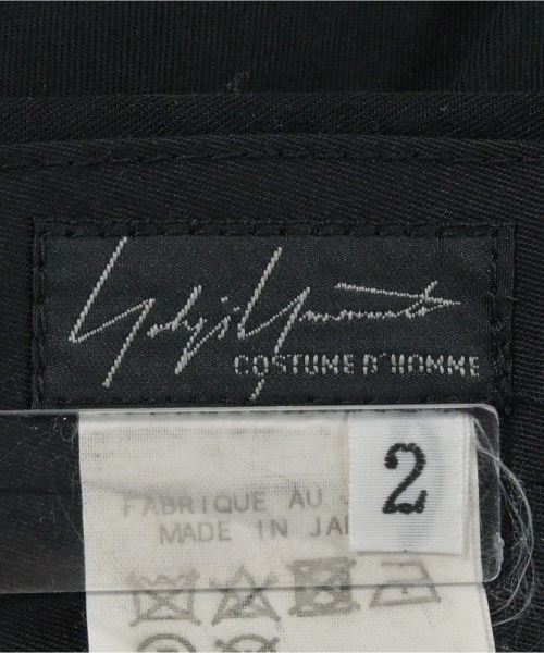 Yohji Yamamoto（ヨウジヤマモト）スラックス 黒 サイズ:2(S位) メンズ/2200648223030