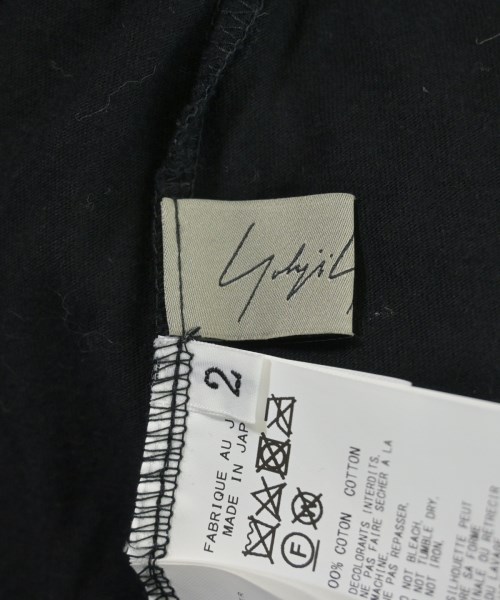 Yohji Yamamoto（ヨウジヤマモト）Tシャツ・カットソー 黒 サイズ:2(S位) レディース/2200655134275