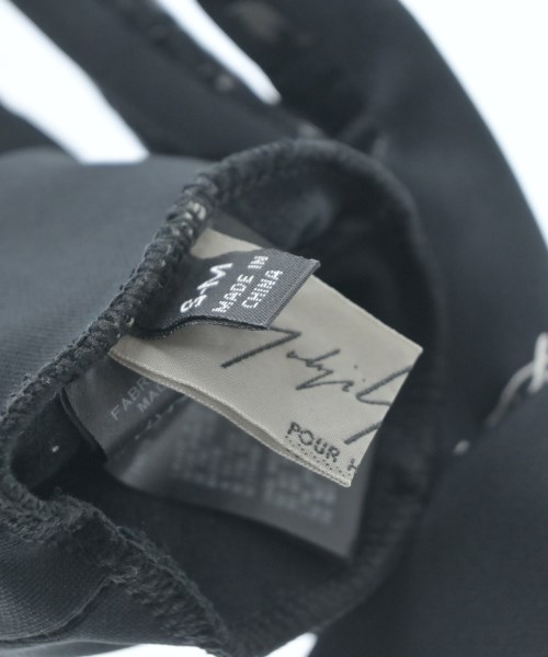 Yohji Yamamoto（ヨウジヤマモト）手袋 黒 サイズ:S-M メンズ/2200659993083