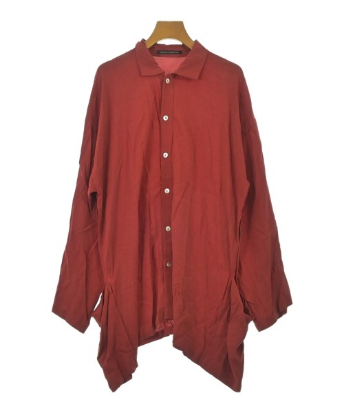 YOHJI YAMAMOTO(ヨウジヤマモト)カジュアルシャツ 赤 サイズ:S/2200661778074
