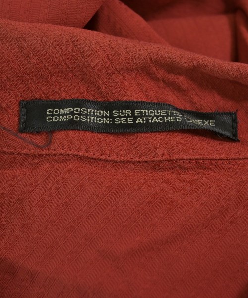 Yohji Yamamoto（ヨウジヤマモト）カジュアルシャツ 赤 サイズ:S レディース/2200661778074
