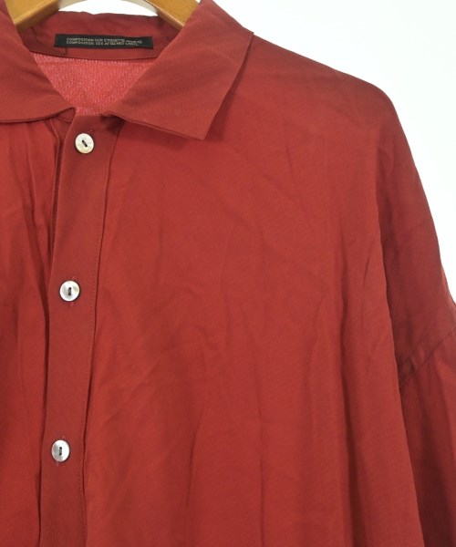 Yohji Yamamoto（ヨウジヤマモト）カジュアルシャツ 赤 サイズ:S レディース/2200661778074