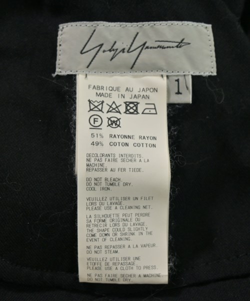 Yohji Yamamoto（ヨウジヤマモト）オールインワン/サロペット 黒 サイズ:F レディース/2200714551012