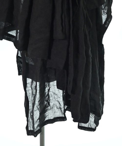 Yohji Yamamoto（ヨウジヤマモト）カジュアルシャツ 黒 サイズ:1(XS位) レディース/2200695704087