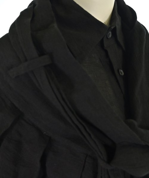 Yohji Yamamoto（ヨウジヤマモト）カジュアルシャツ 黒 サイズ:1(XS位) レディース/2200695704087