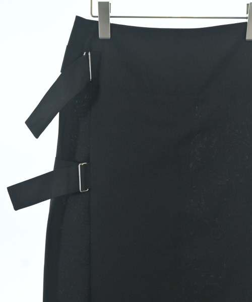 Yohji Yamamoto（ヨウジヤマモト）ロング・マキシ丈スカート 黒 サイズ:1(XS位) レディース/2200715641026