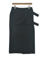 Yohji Yamamoto（ヨウジヤマモト）ロング・マキシ丈スカート 黒 サイズ:1(XS位) レディース/2200715641026